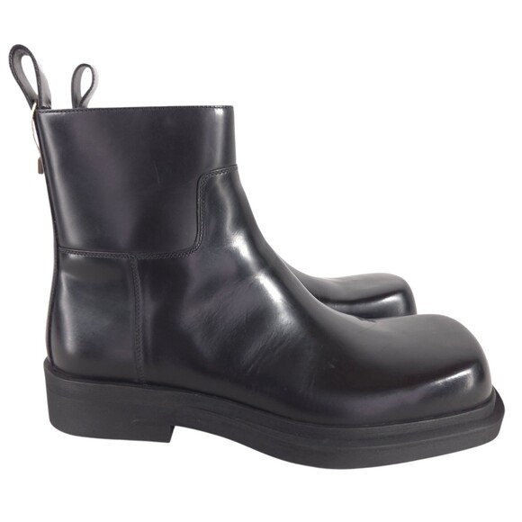 Bottega Veneta Square Toe Chunky Sole Zip Boots US 12 EU 45 Mens Black $1450 main image 6